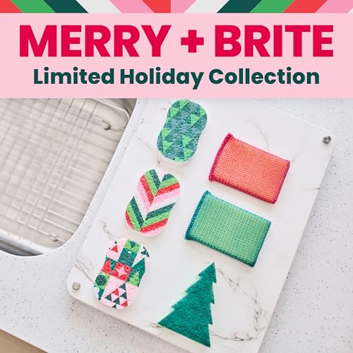 Scotch-Brite® Holiday All Purpose Cleaning Pad 720-H24-RED