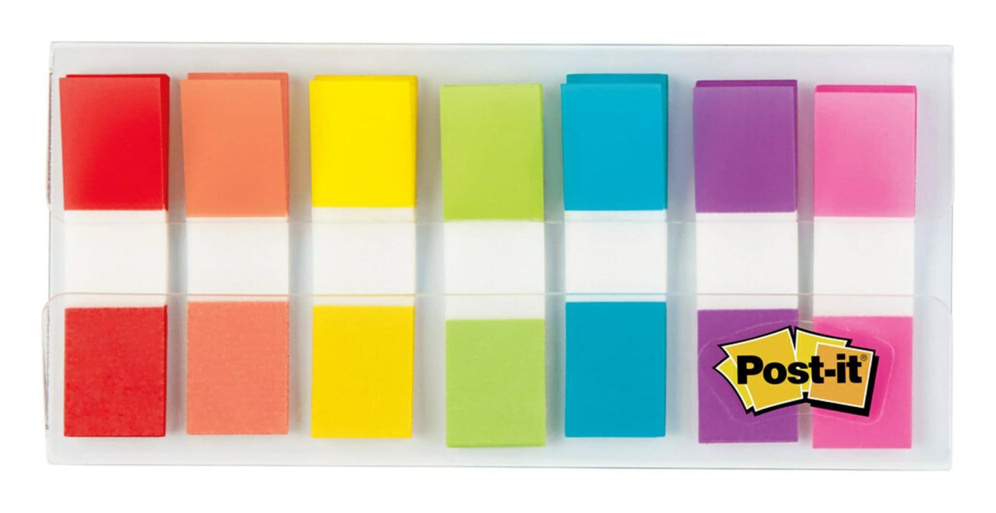 Post-it® Flags 683-7CF, 0.47 in x 1.7 in (11.9 mm x 43.2 mm)