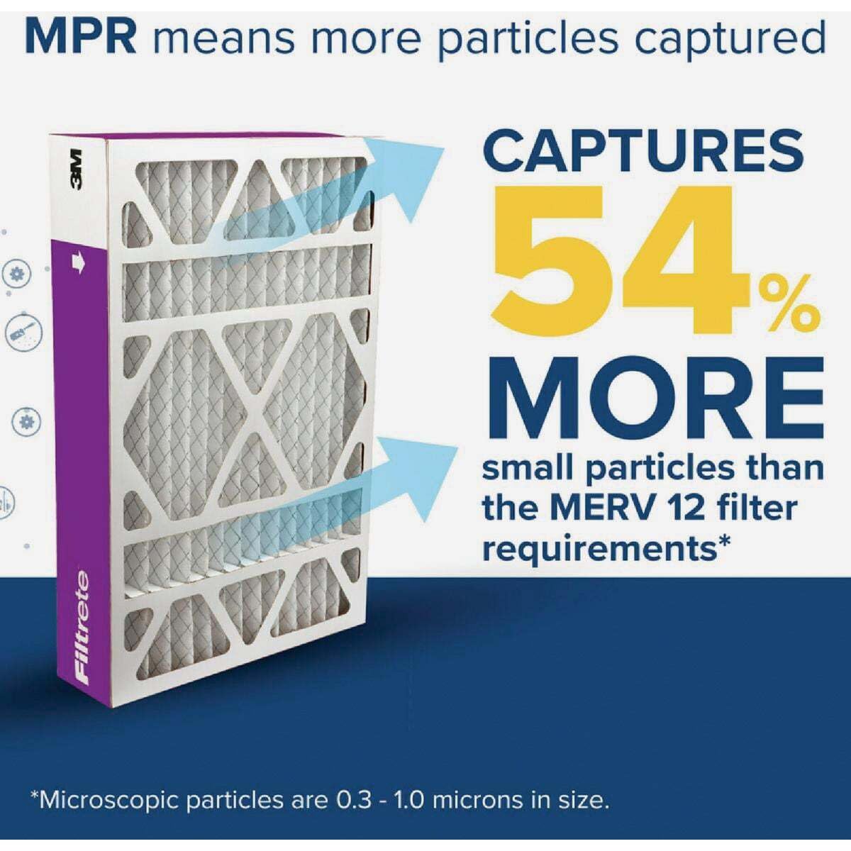 Filtrete™ High Performance Deep Pleat Filter 1550 MPR NDP01-4IN-4, 16 in x 25 in x 4 in (40.6 cm x 63.5 cm x 10.1 cm)