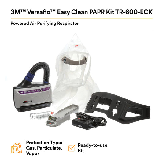 3M™ Versaflo™ Easy Clean PAPR Kit TR-600-ECK, 1 EA/Case