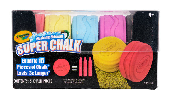 Crayola 5 Ct Super Chalk (Primary) (03-9111)