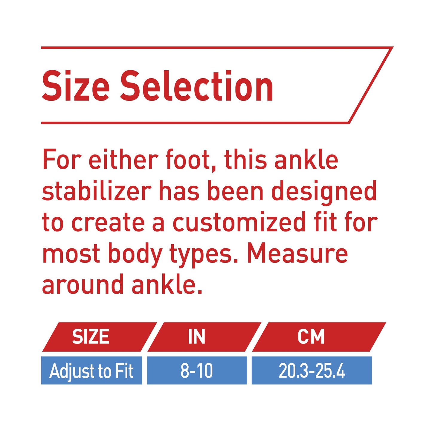 ACE™ Ankle Brace w/Stabilizer 209605, Adjustable
