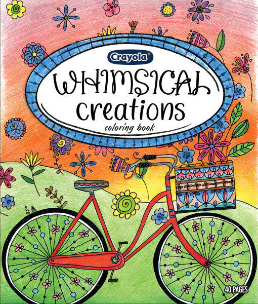 Crayola 40pg. Whimsical Creations Aged Up Coloring Book (04-0838)