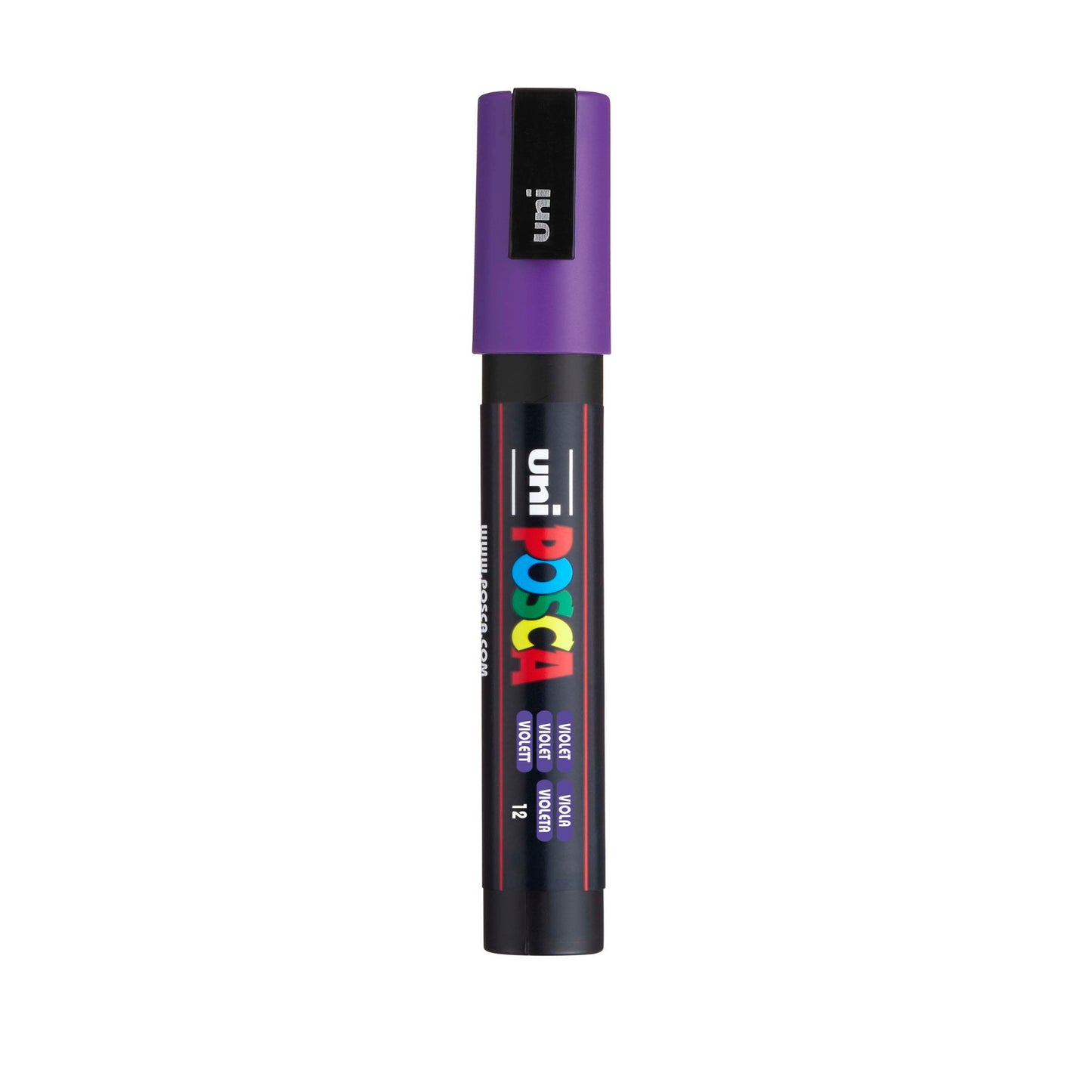 uni® POSCA PC-3M Water-Based Paint Markers, Reversible Fine Tip (0.9-1.3mm), Violet