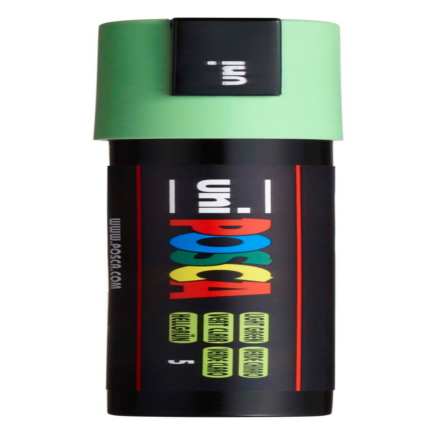 uni® POSCA PC-5M Water-Based Paint Markers, Reversible Medium Tip (1.8-2.5mm), Light Green