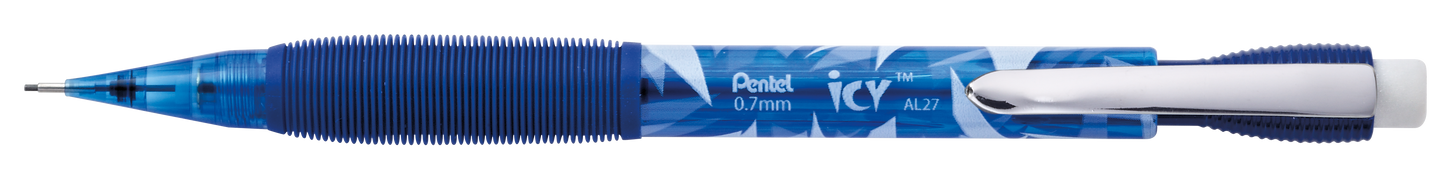 Pentel ICY (0.7mm) Mechanical Pencil, Blue Barrel (AL27TC)