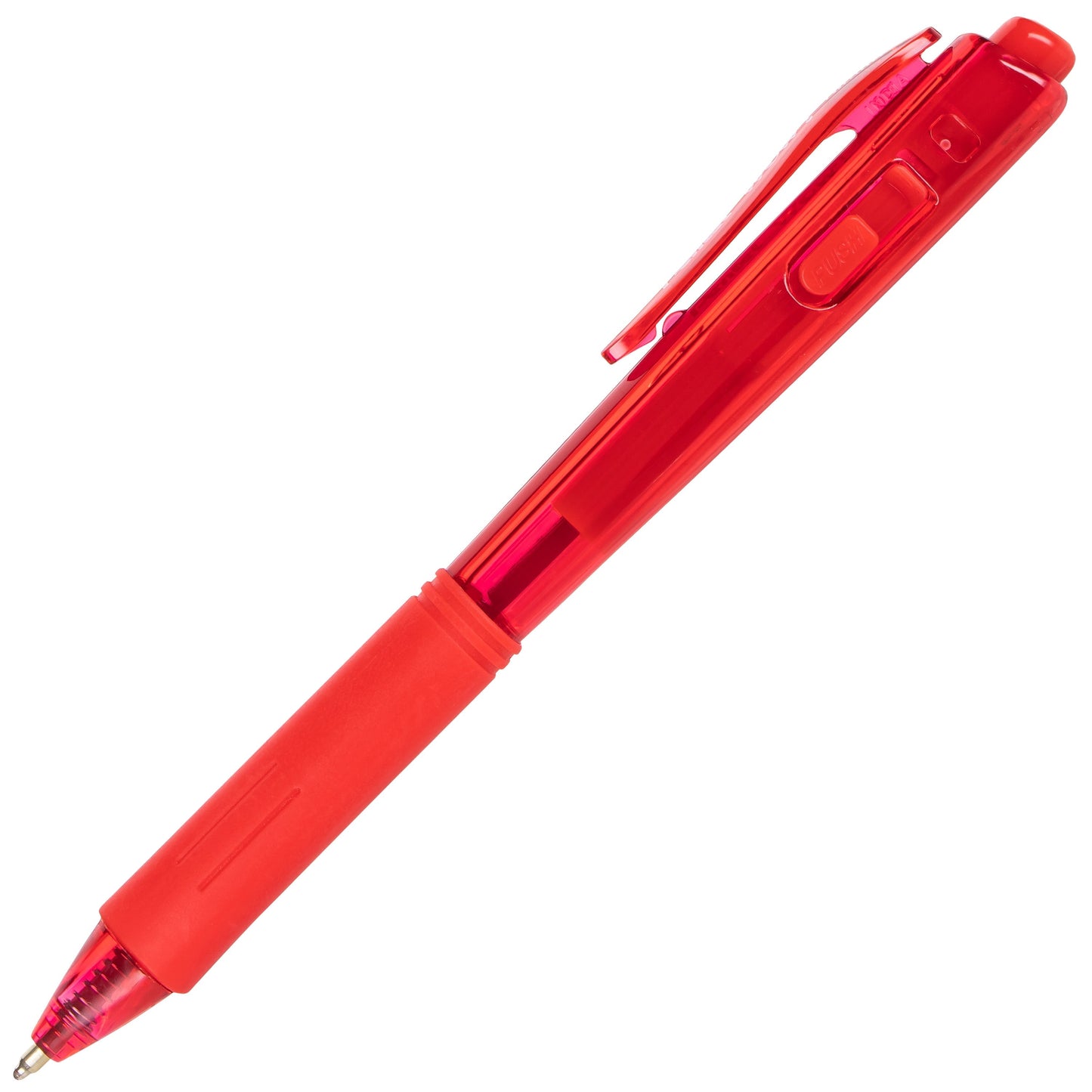 Pentel Wow! Retractable Ballpoint Pen, (1.0mm) Medium Line, NEW Ink, Red Ink (BK440-B)
