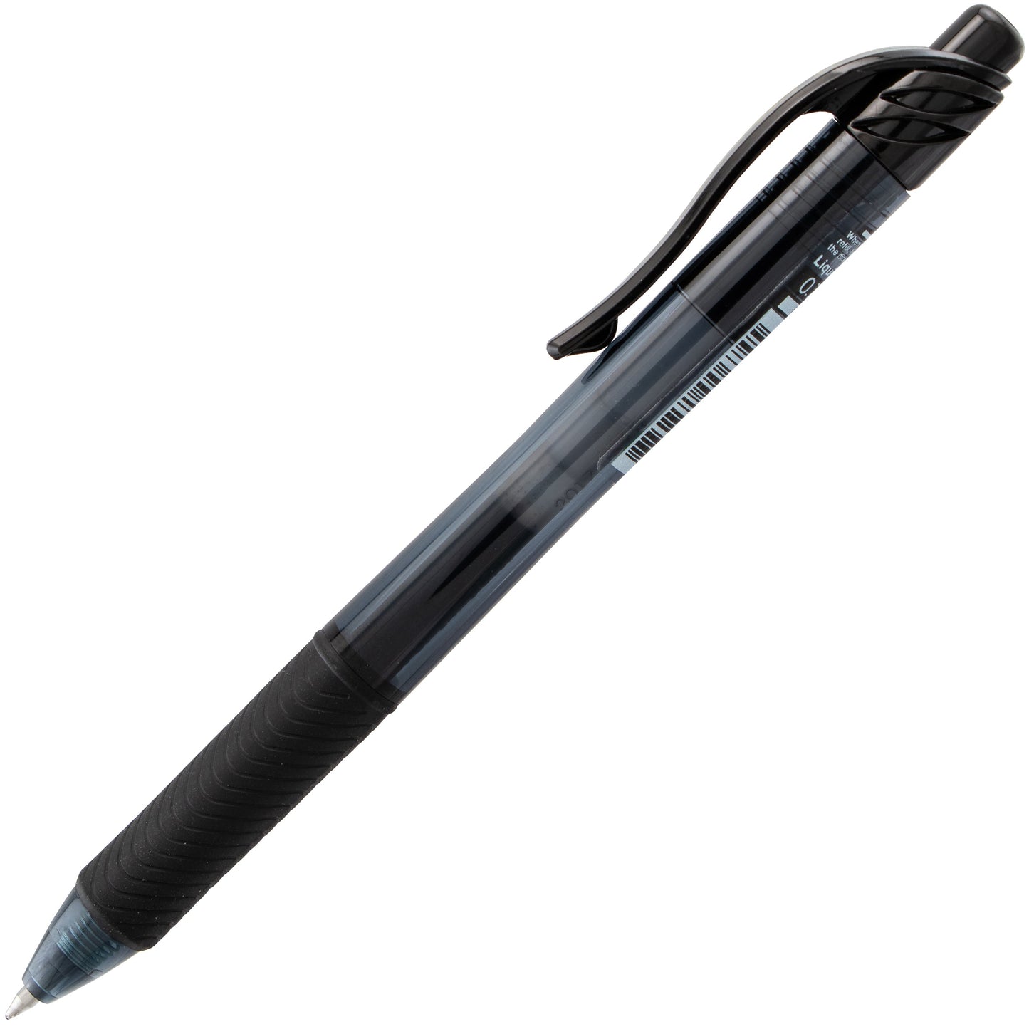 Pentel EnerGel-X Retractable Liquid Gel Pen, (0.7mm) Metal Tip, Black Ink (BL107-A)
