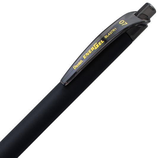Pentel EnerGel Kuro Liquid Gel Pen, (0.7mm) Medium line, Black Ink, (BL437R1-A), 48 Dozen