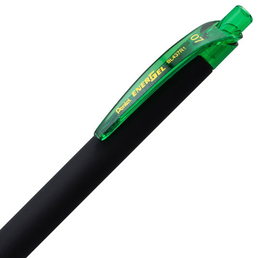 EnerGel Kuro Liquid Gel Pen, (0.7mm) Medium line, Lime Green Ink (BL437R1-K)