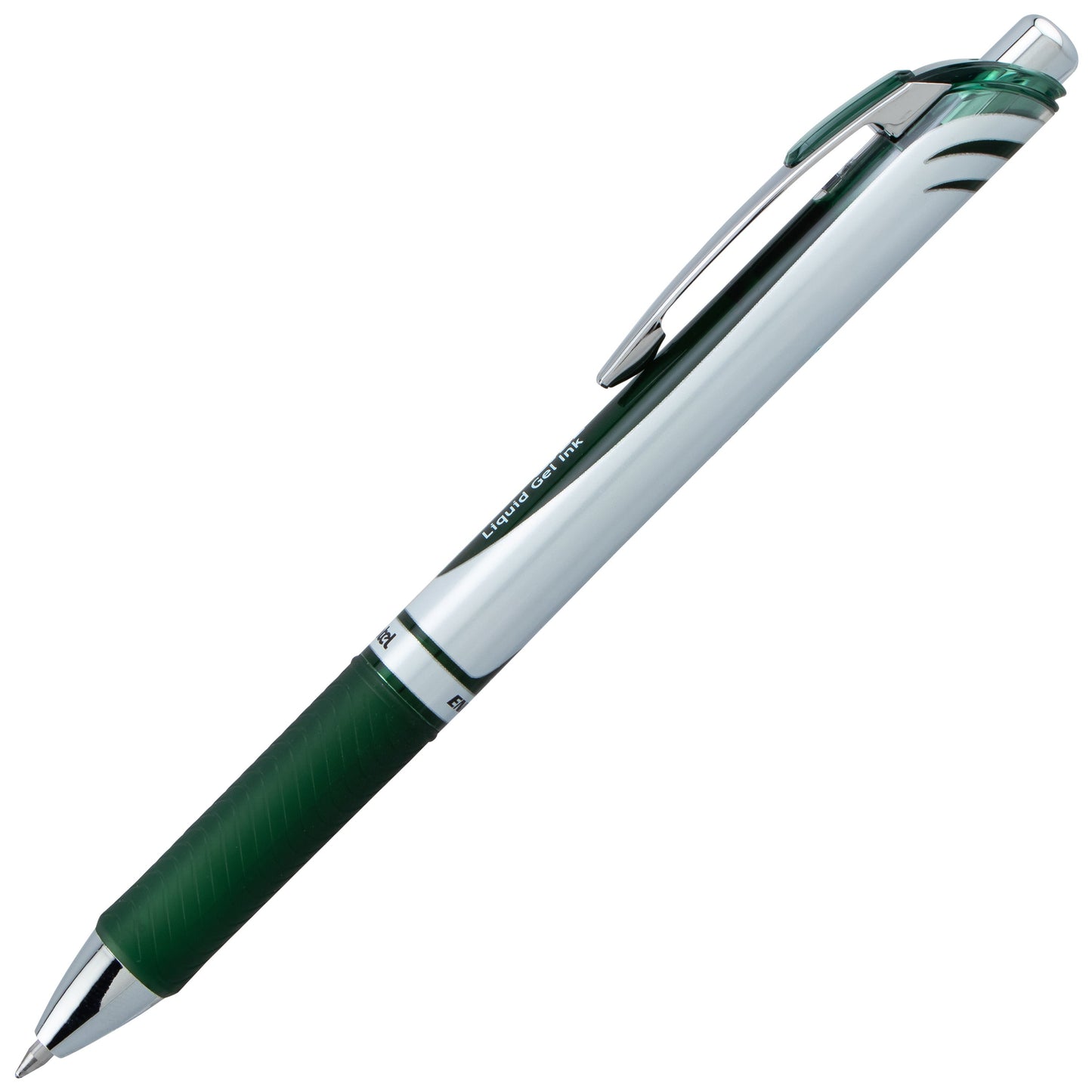 Pentel EnerGel RTX Retractable Liquid Gel Pen, (0.7mm) Medium line, Forest Green Ink (BL77-D3)