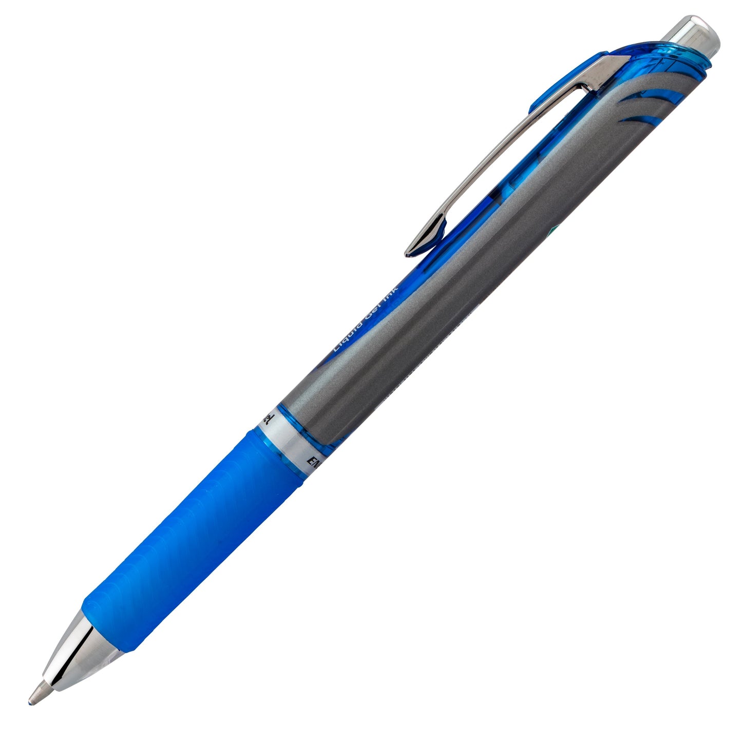 Pentel EnerGel RTX Retractable Liquid Gel Pen, (1.0mm) Metal Tip, Bold Line, Blue Ink (BL80-C)