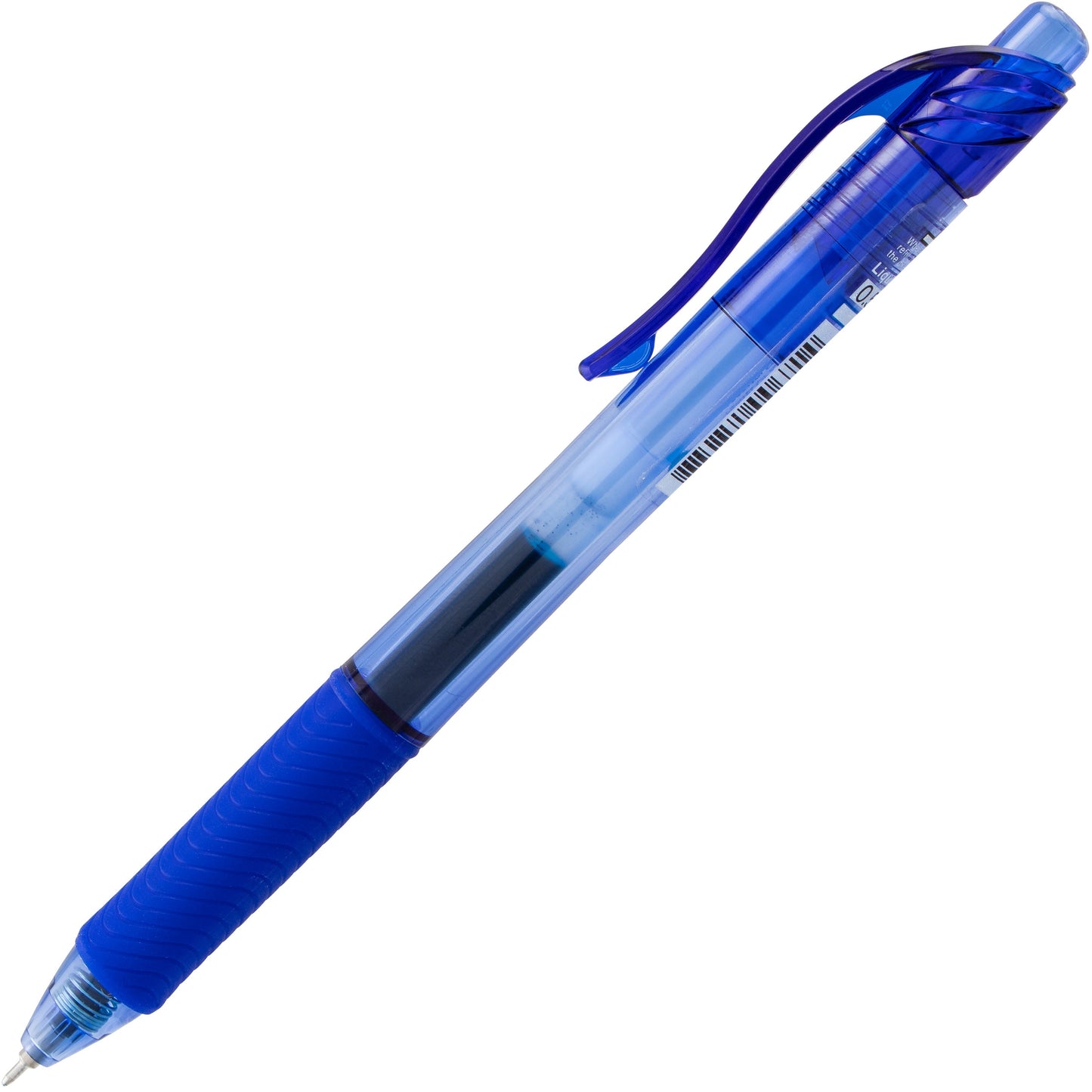 Pentel EnerGel-X Retractable Liquid Gel Pen, (0.5mm) Needle Tip, Fine Line, Blue Ink (BLN105-C)