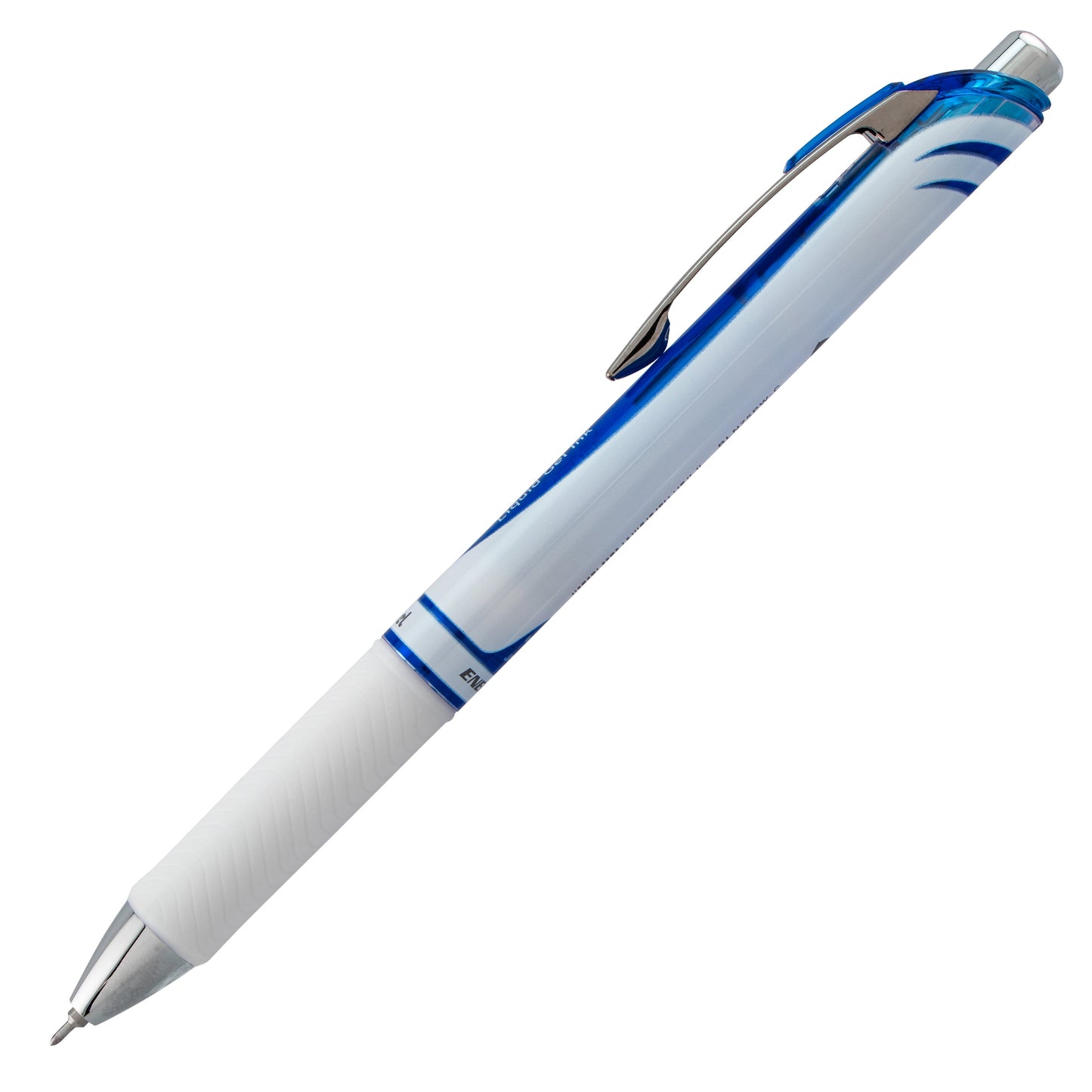 EnerGel Pearl Retractable (0.5mm) Needle Tip, Fine Line, Blue Accent, Blue Ink (BLN75PW-C)