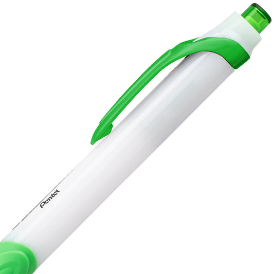 GlideWrite Ballpoint Pen with TechniFlo Ink, (1.0mm) Medium Line, Lime Green Ink (BX910-K)