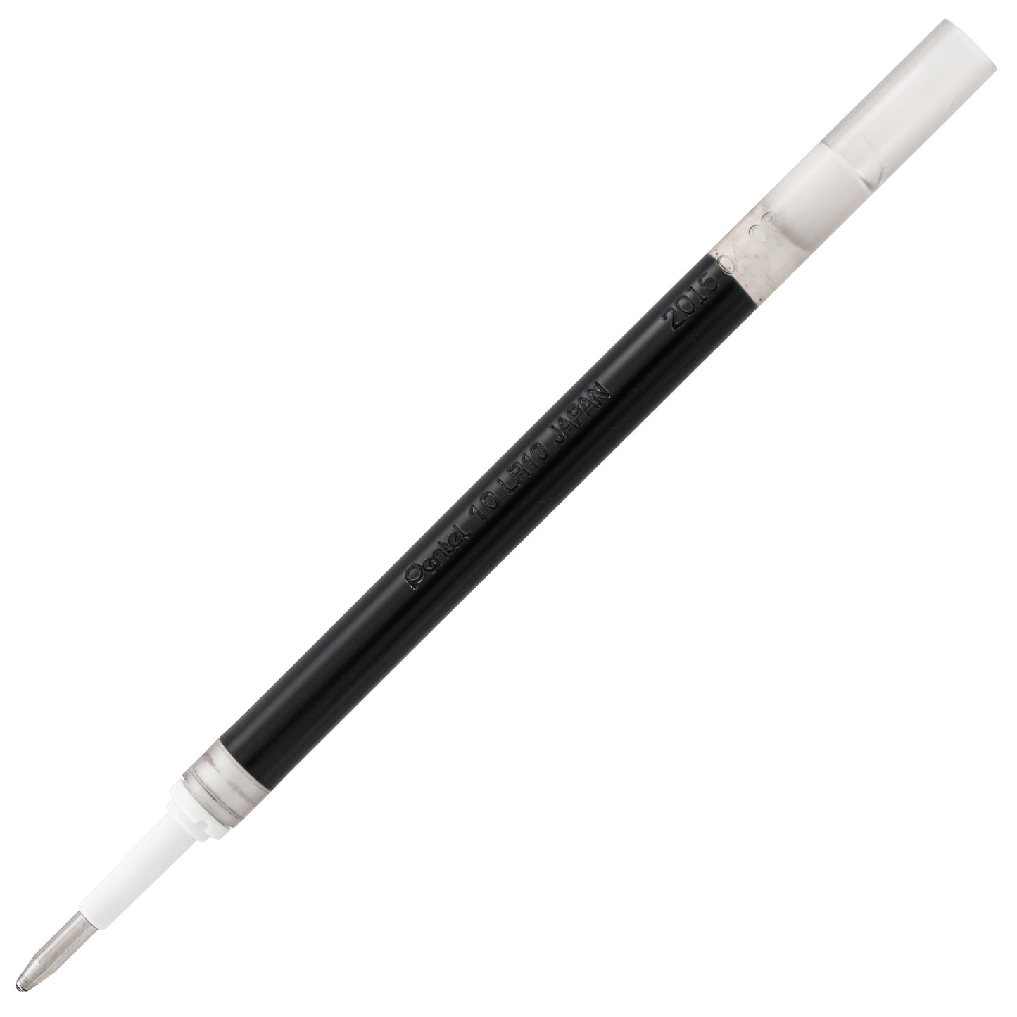 Pentel Refill Ink - For EnerGel Gel Pen 1.0mm Metal Tip, Bold, Black Ink (LR10-A)
