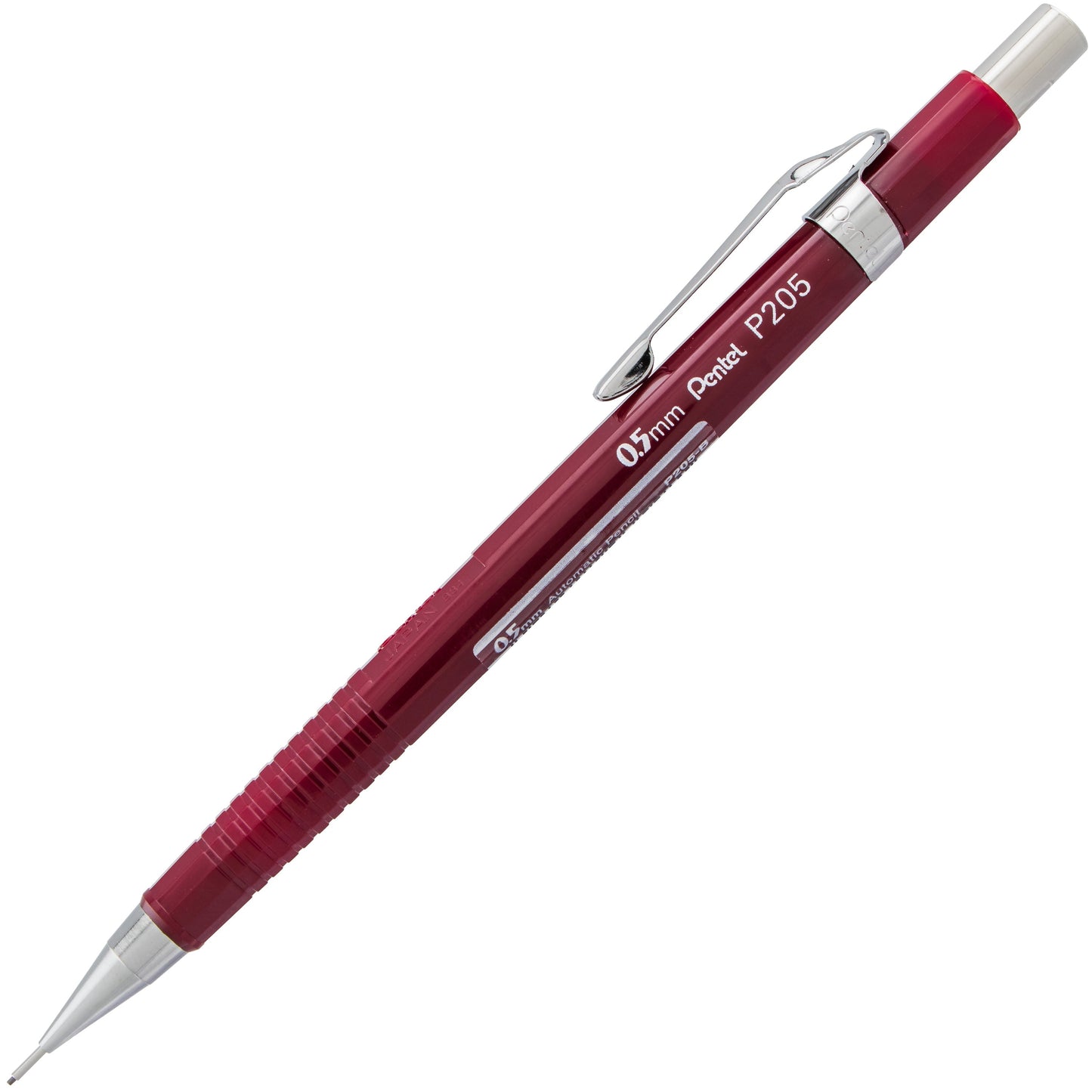 Pentel Sharp Mechanical Pencil (0.5mm), Red Barrel (P205B), 48 Dozen