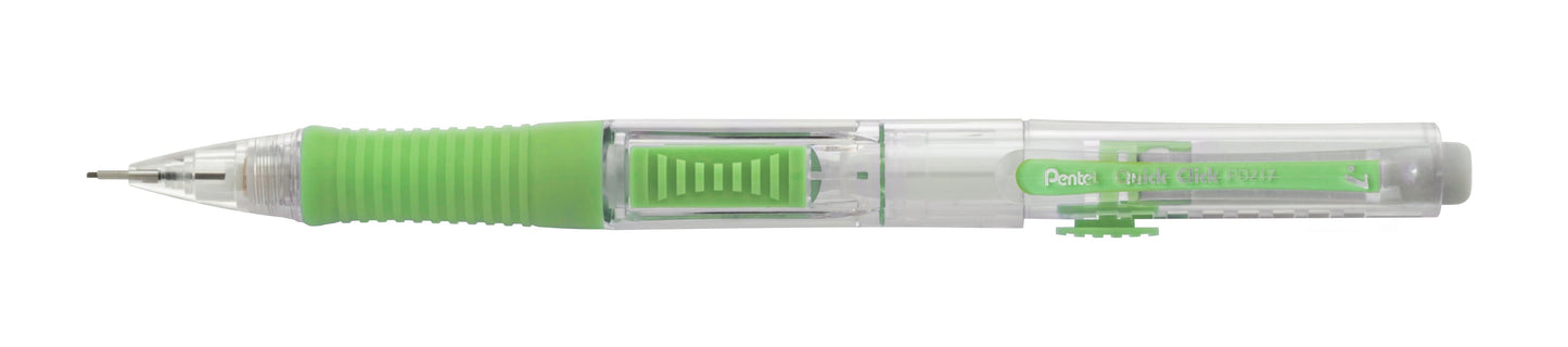 QUICK CLICK Mechanical Pencil (0.7mm), Green Barrel (PD217D)