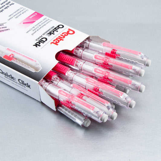 QUICK CLICK Mechanical Pencil (0.7mm), Pink Barrel (PD217P)