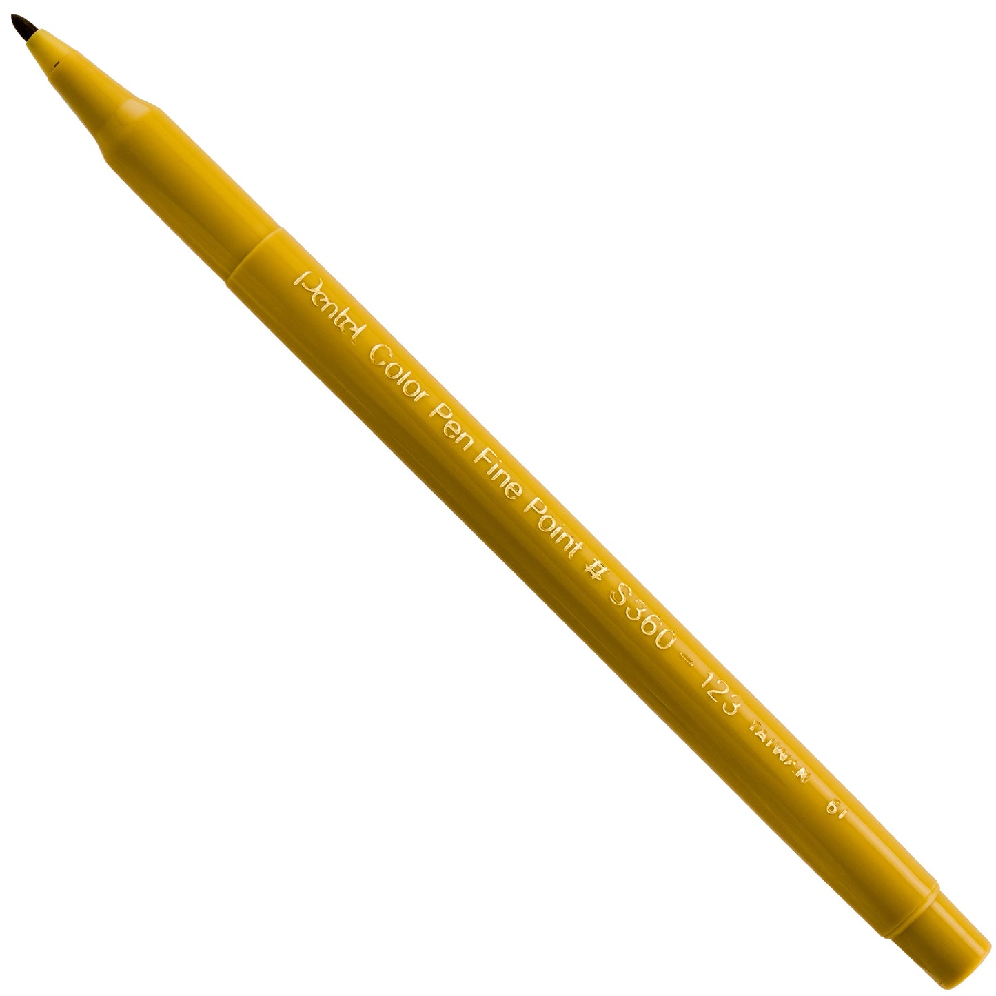 Pentel Arts Color Pen Gold Ochre (S360-123), 50 Dozen