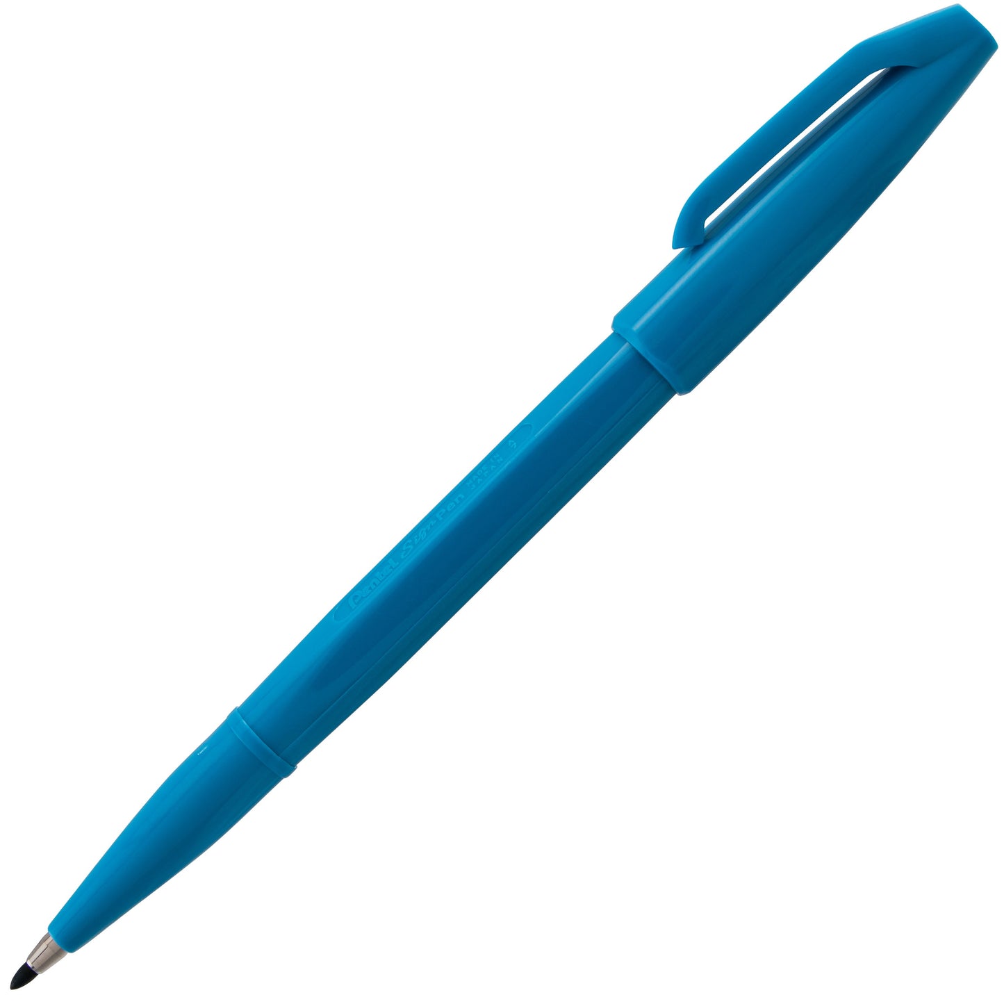 Pentel Arts Sign Pen Fiber-Tipped Pen, Sky Blue Ink (S520-S)