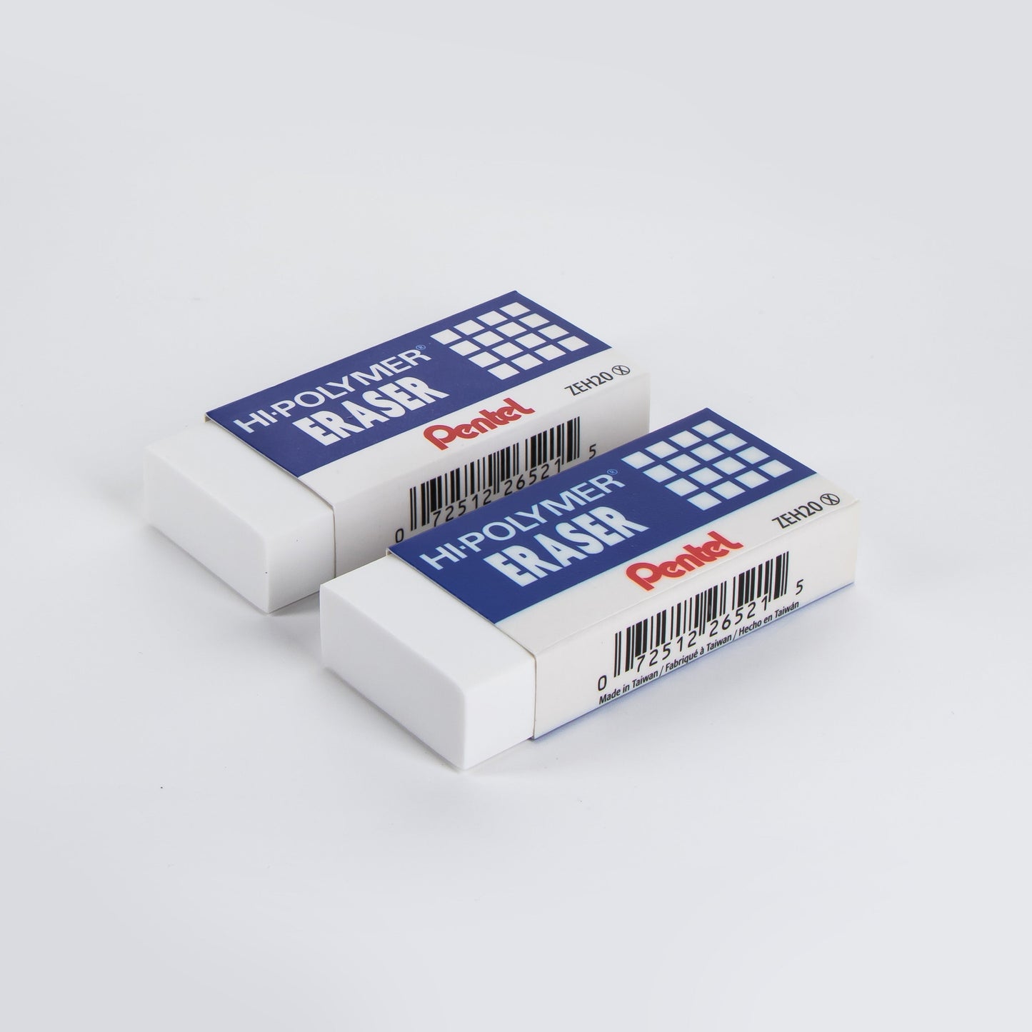 Hi-Polymer Block Eraser, Jumbo Size, White (ZEH-20)