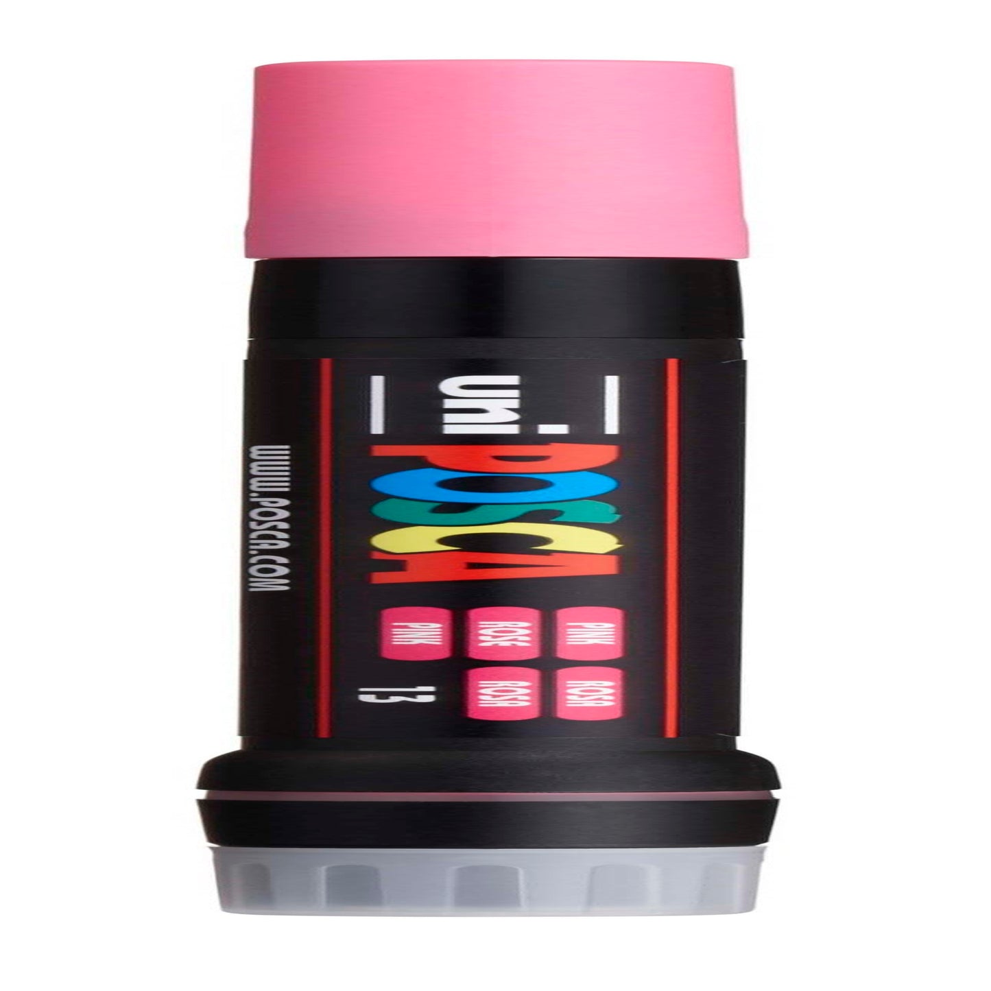 uni® POSCA PCF-350 Water-Based Paint Markers, Brush Tip (1-10mm), Pink