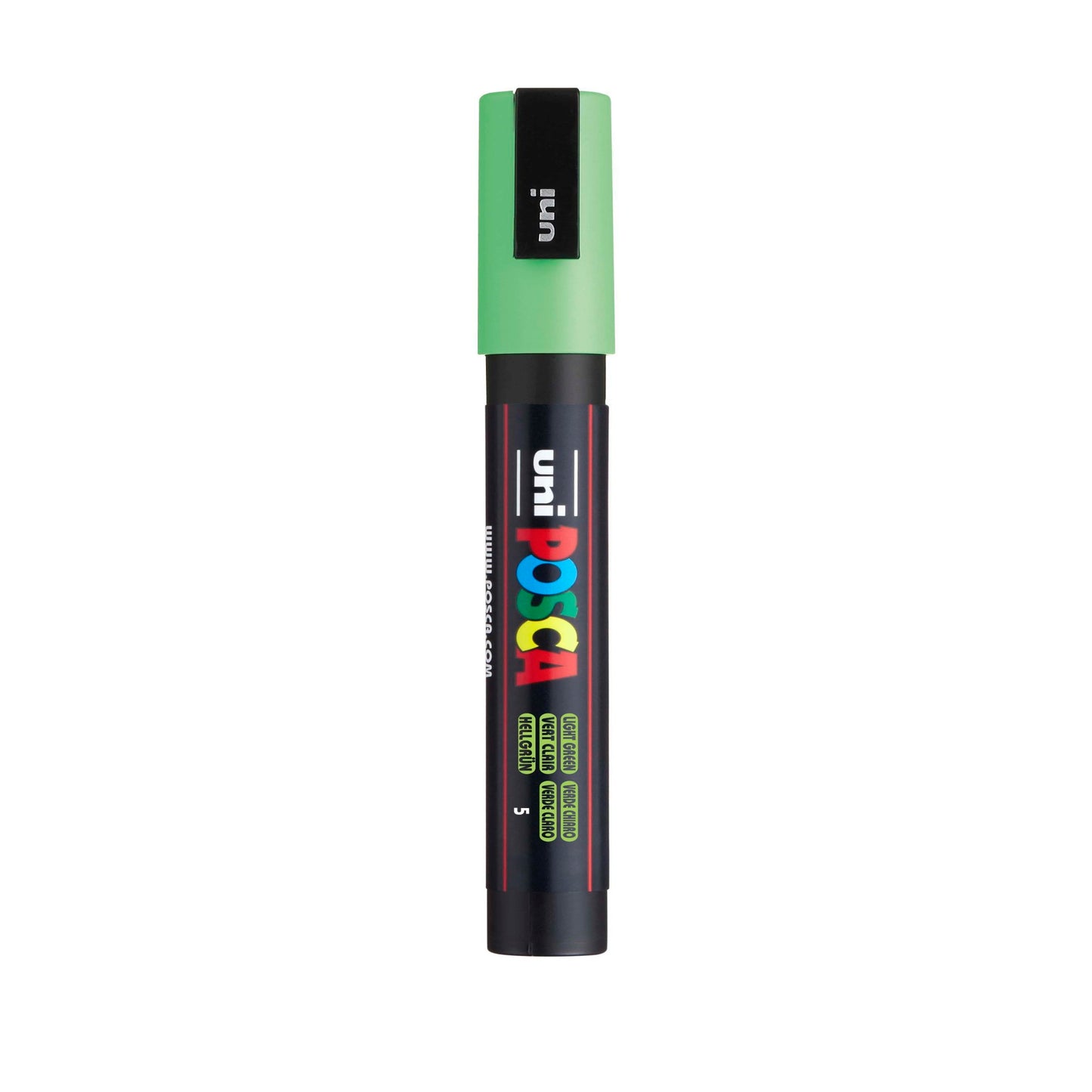 uni® POSCA PC-3M Water-Based Paint Markers, Reversible Fine Tip (0.9-1.3mm), Light Green