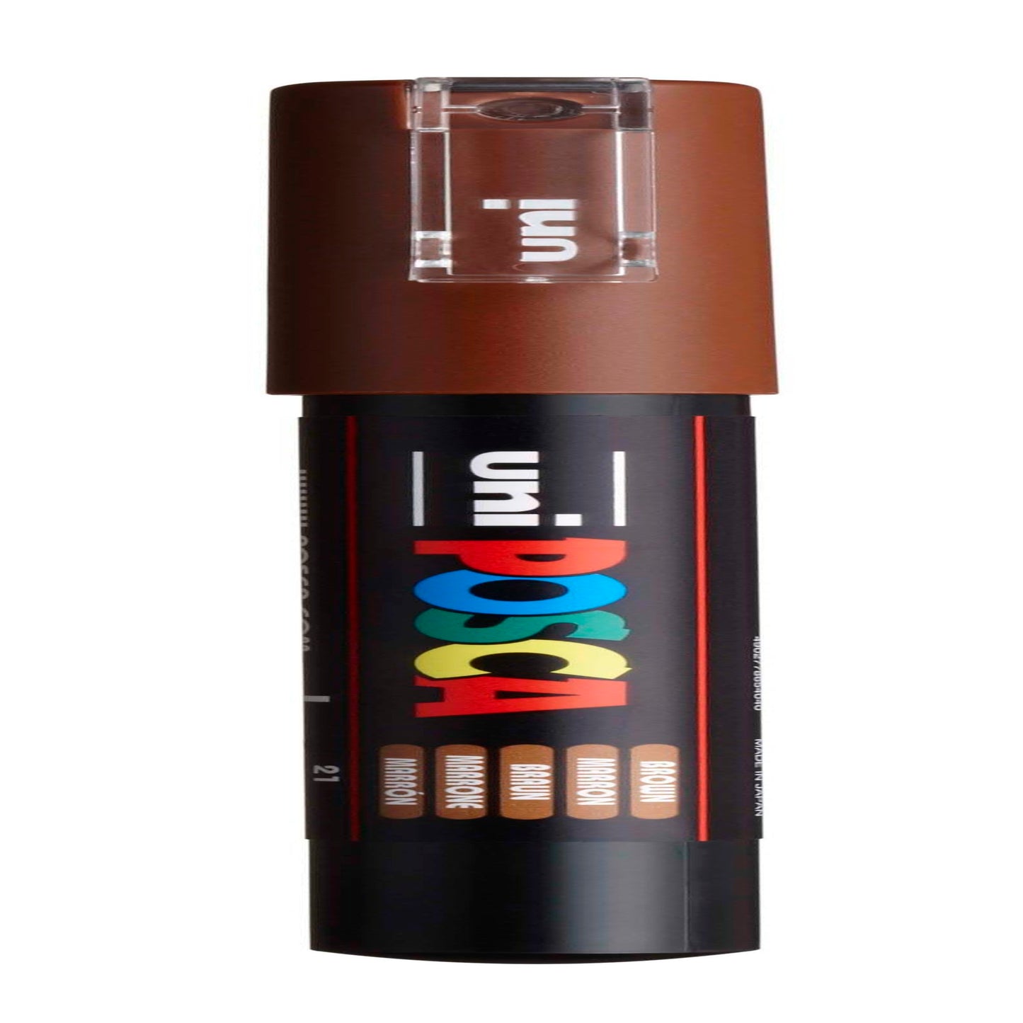 uni® POSCA PC-1M Water-Based Paint Markers, Extra Fine Tip (0.7mm), Brown