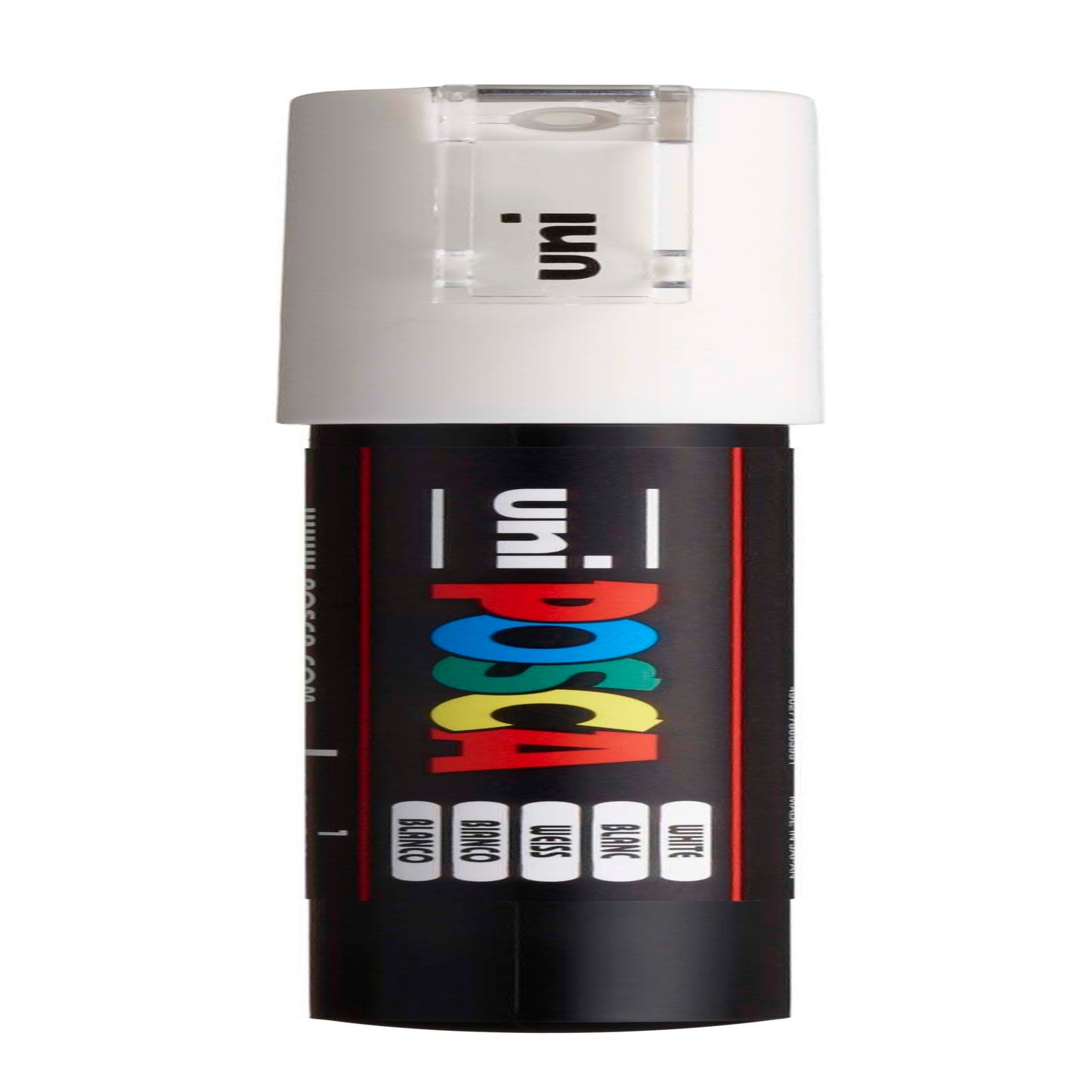 uni® POSCA PC-1M Water-Based Paint Markers, Extra Fine Tip (0.7mm), White