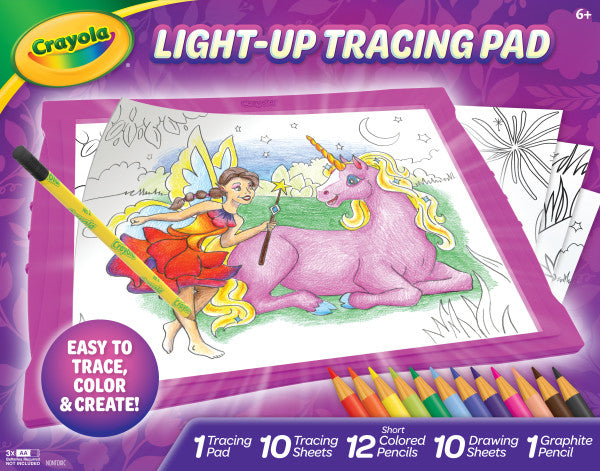 Crayola Light-Up Tracing Pad, Pink (04-0137)