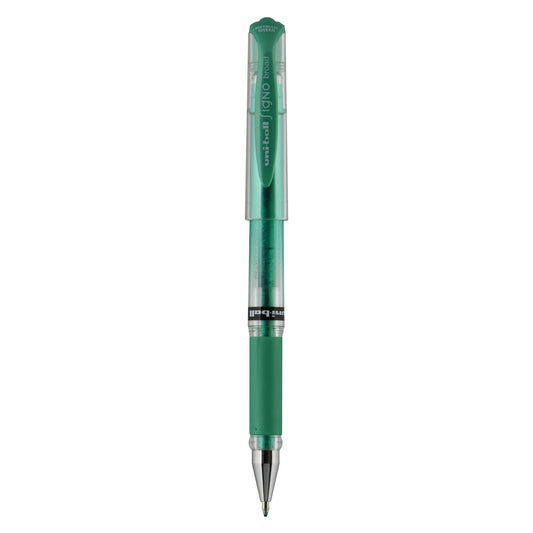 uniball™ Signo Gel Impact Pens, Bold Point (1.0mm), Metallic Green