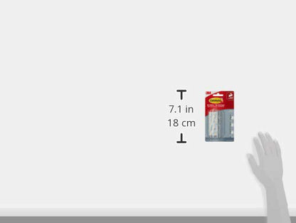 Command™ Clear Round Cord Clips, 17017CLRES, 4 Clips, 5 Strips