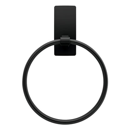 Command™ Bath Matte Black Towel Ring BATH52-MB-ESF