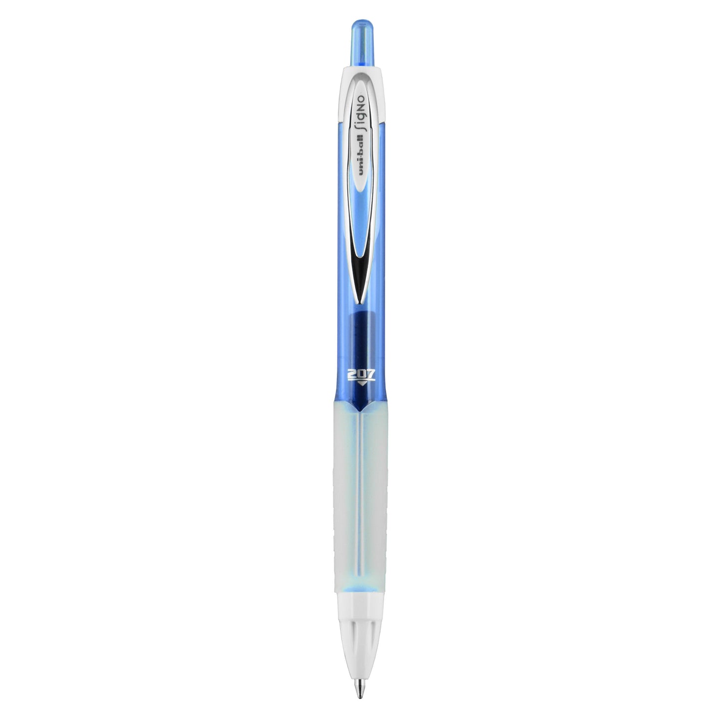 uniball™ 207 Fashion Retractable Gel Pen, Medium Point (0.7mm), Blue