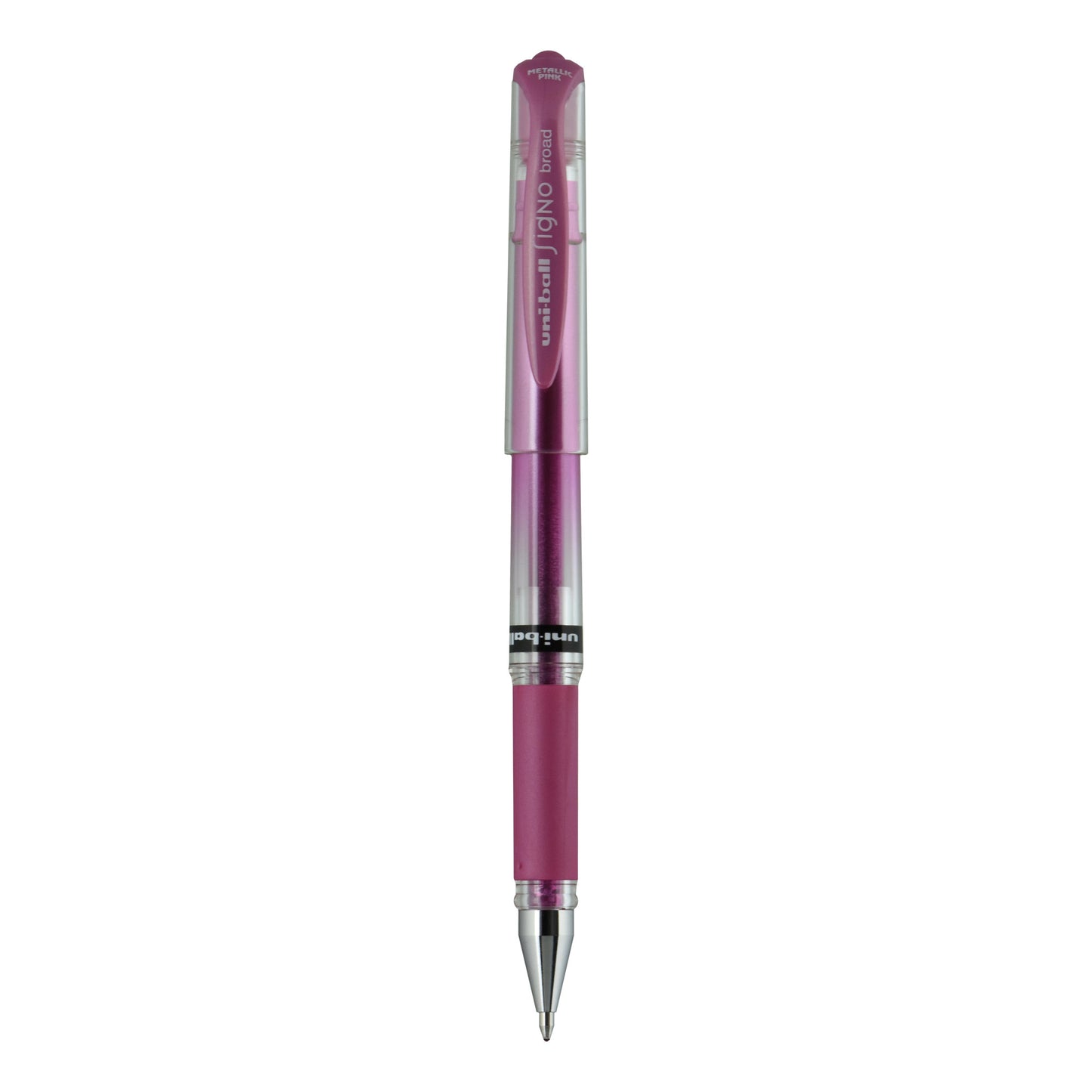 uniball™ Signo Gel Impact Pens, Bold Point (1.0mm), Metallic Pink