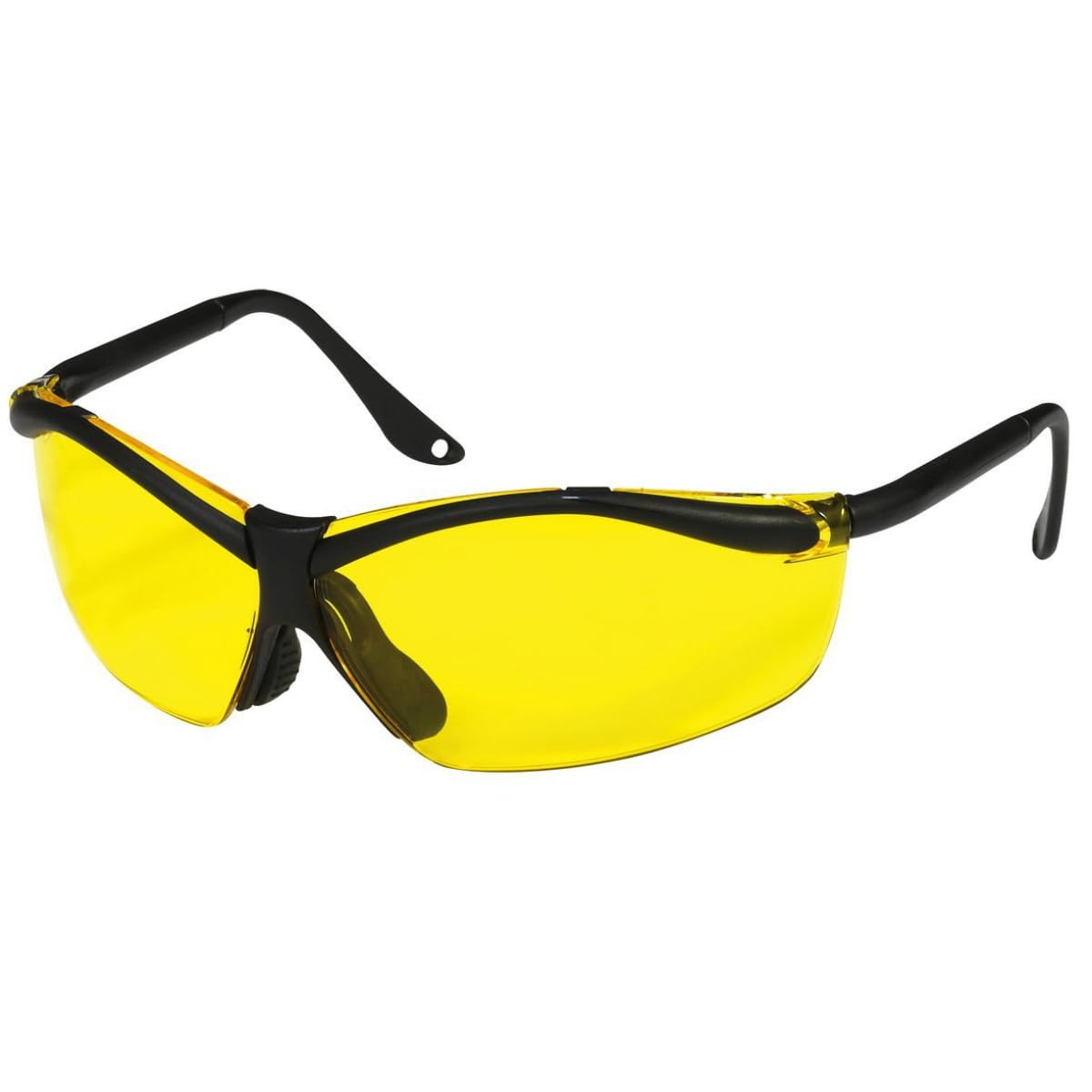 3M™ Safety Eyewear Anti-Scratch, 90966H1-C, Black, Amber Lens, 12/case