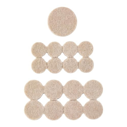 Scotch™ Felt Pads Value Pack SP842-NA-S, 36 Pack, Beige