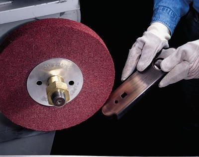 Scotch-Brite™ Metal Finishing Convolute Wheel, MF-WL, 5A Coarse, 6 in x 1 in x 1 in, 3 ea/Case