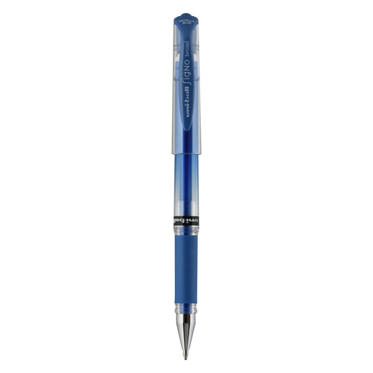 uniball™ Signo Gel Impact Pens, Bold Point (1.0mm), Metallic Blue
