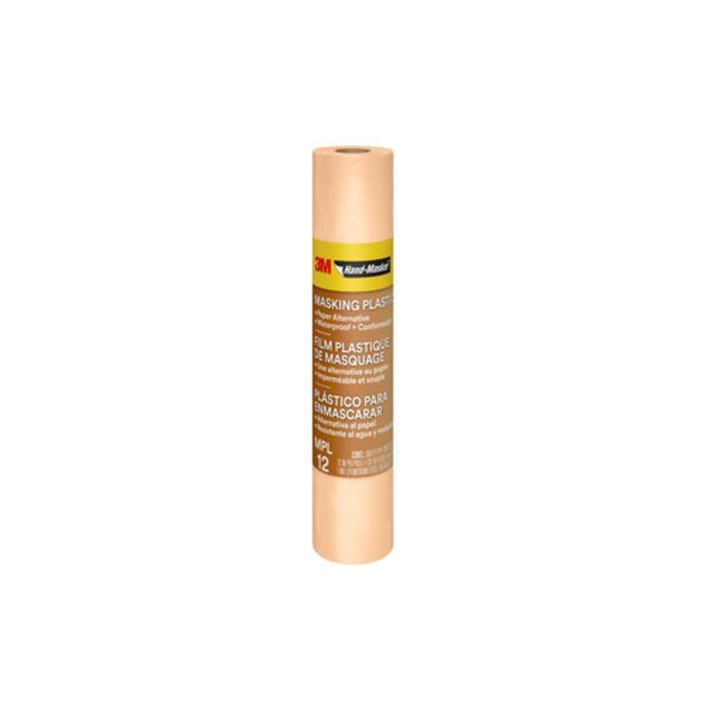 3M™ Hand-Masker™ Masking Plastic MPL12, 12 in x 120 yd (30.4 cm x 109 m)