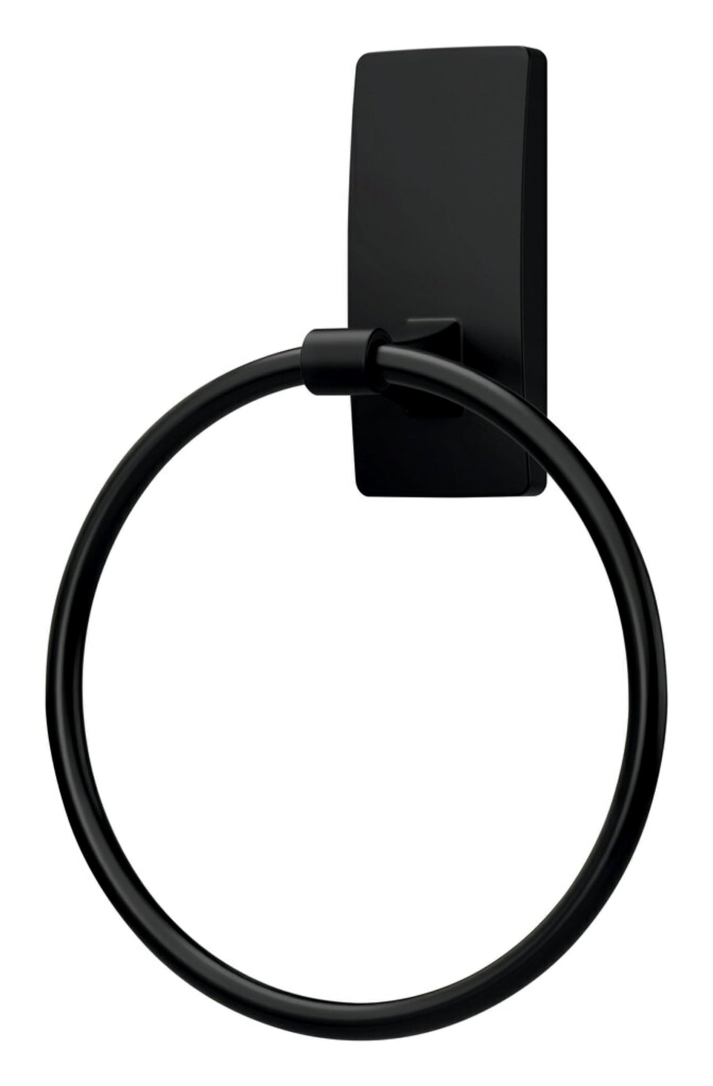 Command™ Bath Matte Black Towel Ring BATH52-MB-ESF