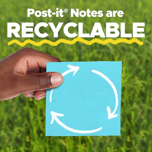 Post-it® Pop-up Notes R330-U-ALT, Alt Colors in Pads, 3 in x 3 in (76 mm x 76 mm), 100% PEFC, SGSCH-PEFC-COC-110078