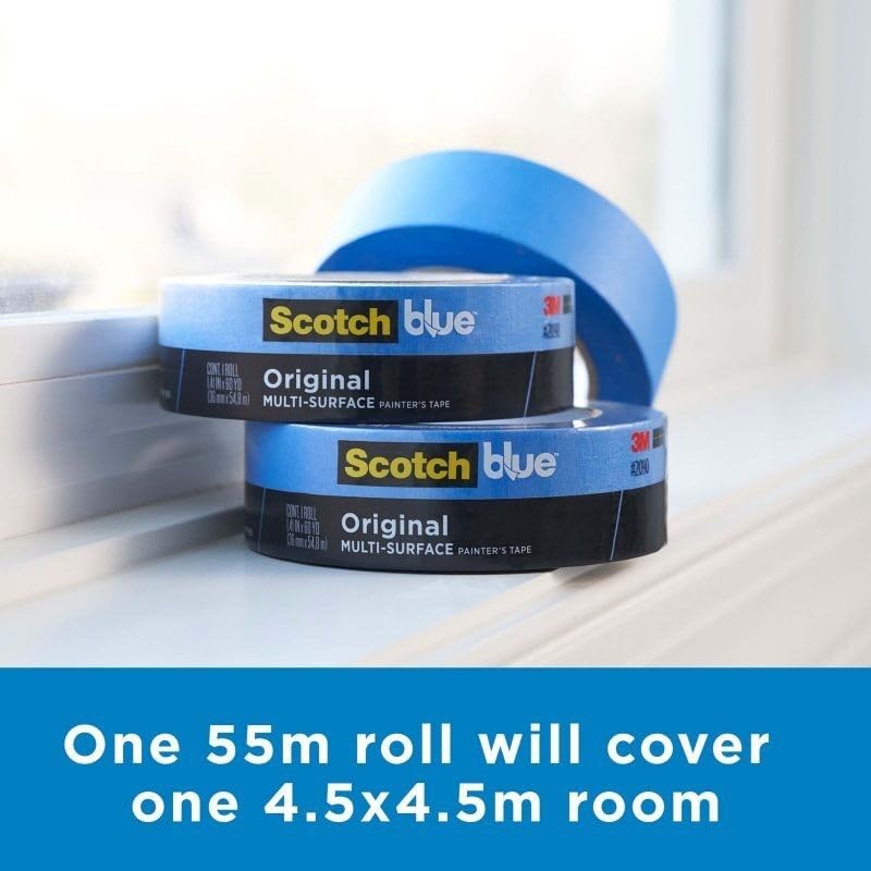 ScotchBlue™ Original Painter's Tape 2090-36EC, 1.41 in x 60 yd (36mm x 54,8m)