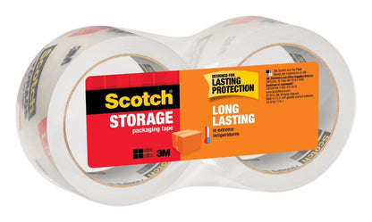 Scotch® Storage Packaging Tape 3650-LR2-6GC, 1.88 in 54.6 yd (48 mm x 50 m)