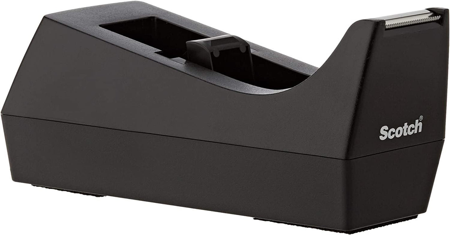 Scotch® Desktop Tape Dispenser C-38, Black, 1/Pack