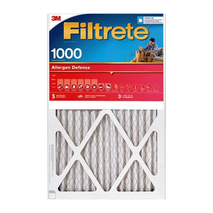 Filtrete™ Electrostatic Air Filter, 1000 MPR, 9842-4, 12 in x 30 in x 1 in (30.4 cm x 76.2 cm x 2.5 cm)