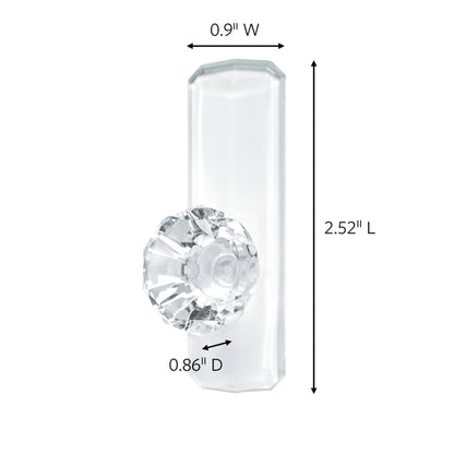 Command™ Clear Medium Crystal Hook 17095CLR-ES