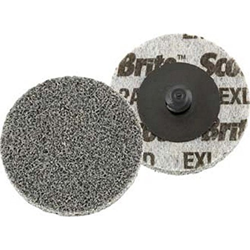 Scotch-Brite™ Roloc™ EXL Unitized Wheel, XL-UR, 2A Medium, TR, 2 in, 15/Carton, 60 ea/Case
