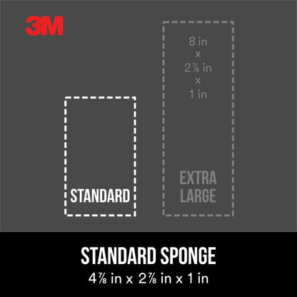3M™ Drywall Sanding Sponge CP-042, Single Angle, 2 7/8 in x 4 7/8 in x 1 in, Fine, 1/pk, 24 ea/cs
